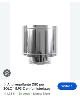 Sombrero Antirregolfante Modular Inoxidable