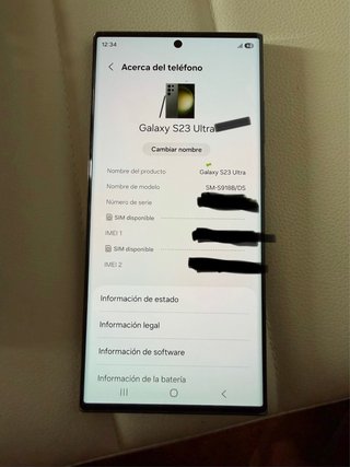 Samsung Galaxy S23 Ultra 256GB Plateado