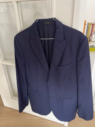 Americana Massimo Dutti Azul