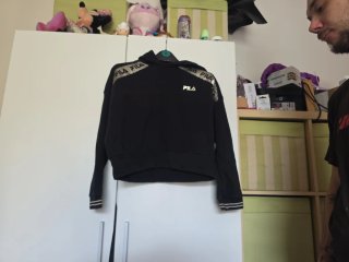 Felpa Fila nera e oro 12 anni