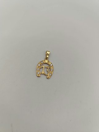 Colgante Oro 18k - Herradura 13 - 1,06gr