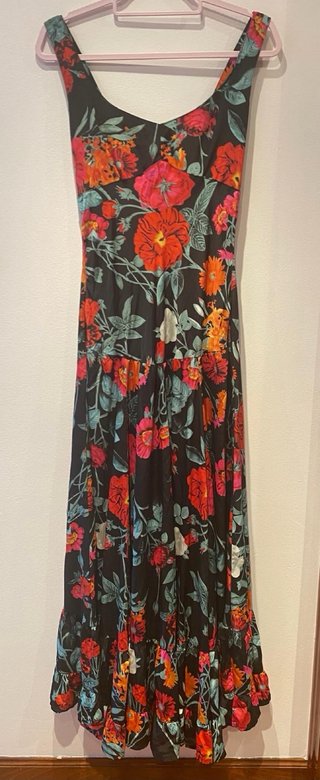 Vestido Verde Bershka Talla M