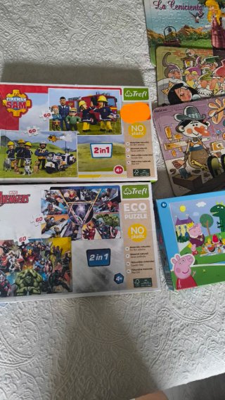 Lote de 6 Puzzles Infantiles