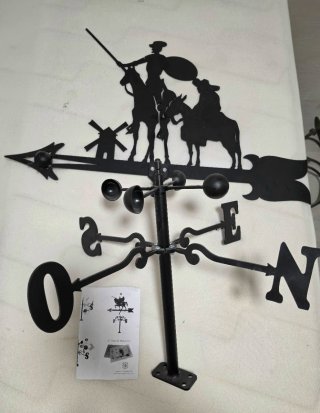 Veleta de Don Quijote y sancho panza