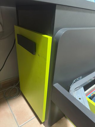 Dormitorio Juvenil Gris y Verde URGE VENTA