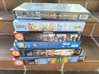 Lote 6 puzzles Educa 750-3000 piezas