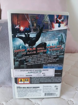 Spider-Man Web of Shadows PSP Completo