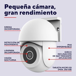 Cámara Vigilancia WiFi Exterior Trust IPCAM-3900