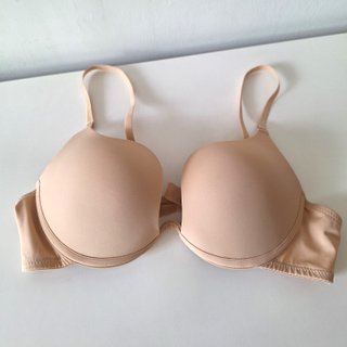 Sujetador Push Up 85B Beige Tirantes Extraíbles