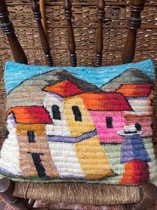 Funda Cojín Artesanía Mexicana Multicolor