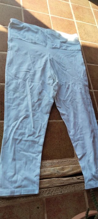 Pantalón Premamá Blanco Alia Talla 38