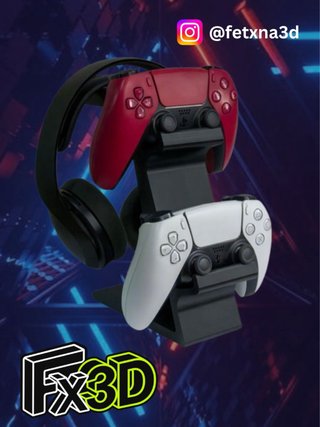 Soporte Mandos y Auriculares Gaming