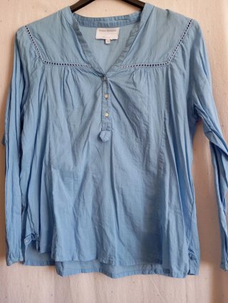 Camisa Azul  mujer Talla L