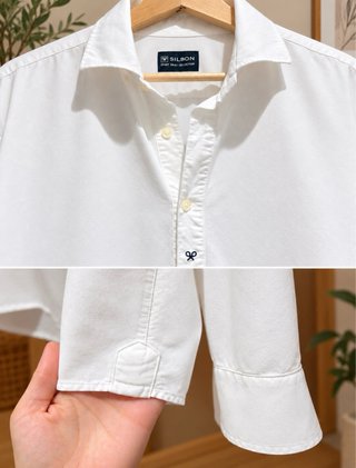 Camisa Silbon Blanca 100% Algodón