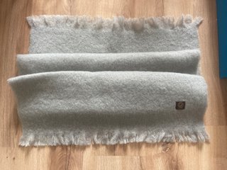 Manta o Bufanda Ezcaray Lana Gris 110x70cm