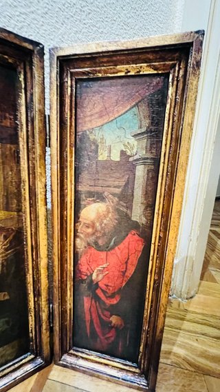 Tríptico Antiguo Adoración Reyes Magos