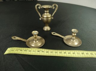 3 Miniaturas de bronce