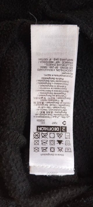 Chaqueta Polar Negra Quechua