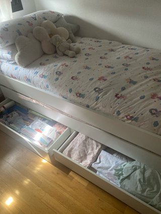 Cama nido Ikea nueva con 2 colchones