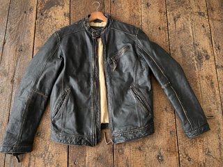 Chaqueta de Cuero Zara Estilo 90s