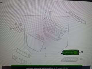 Rejilla Parachoques Delantero Audi A3