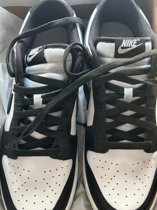 Nike Dunk Low Retro Blancas y Negras Talla 44,