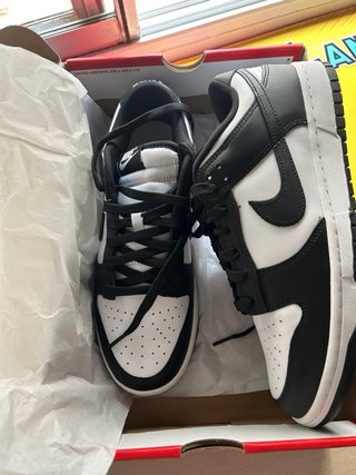 Nike Dunk Low Retro Blancas y Negras Talla 44,