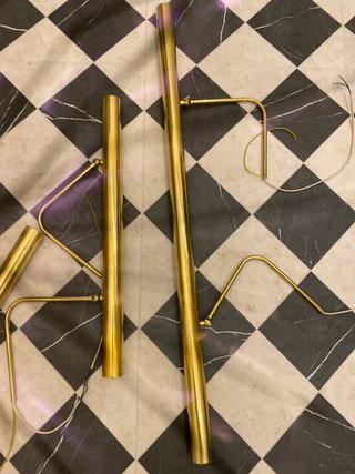 Apliques antiguos dorados para cuadros