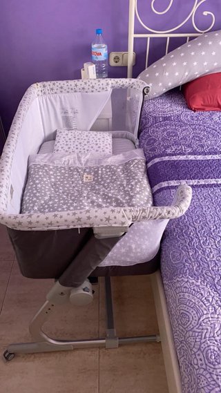 Cuna Colecho con Estampado de Estrellas