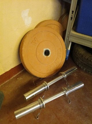 Kit de Gimnasio en Casa con Soporte y Pesas