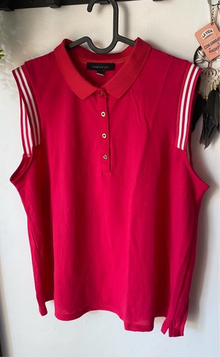 Camiseta sin mangas Cortefiel fucsia talla L
