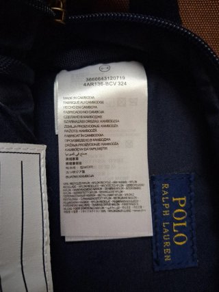 POLO RALPH LAUREN ORIGINAL, BOLSO MANO-HOMBRO,HOMB