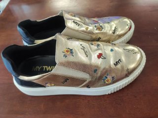 Slip-on My Twin dorate taglia 36
