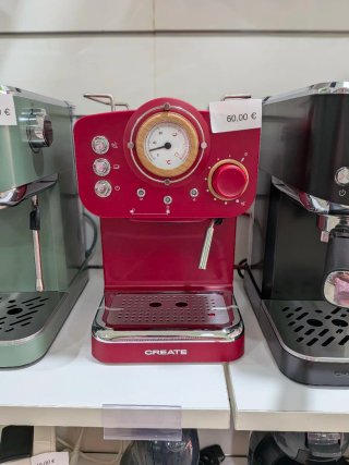Portafiltros y Filtros Cafetera Create Thera