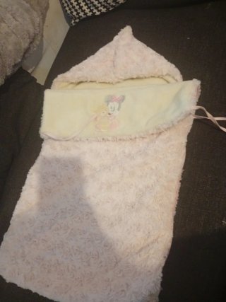 Saco de bebé Minnie Mouse rosa Para carro también