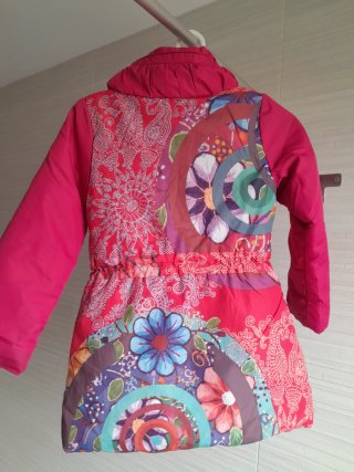 Abrigo Desigual para Niña Talla 5/6