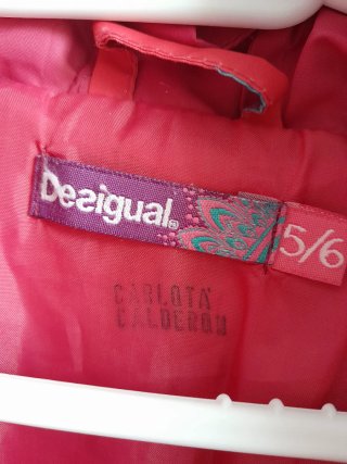Abrigo Desigual para Niña Talla 5/6