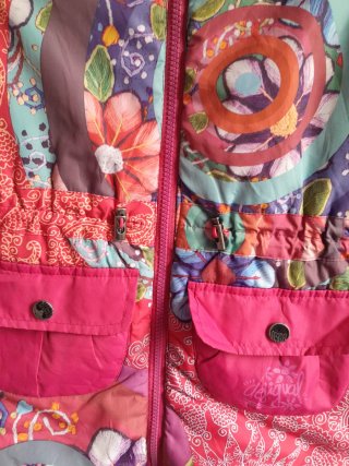 Abrigo Desigual para Niña Talla 5/6