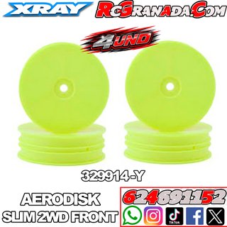 4UND LLANTA 1/10 XRAY AERODISK SLIM 2WD FRONT AMAR