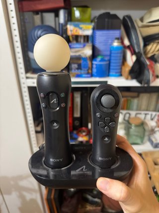 Mandos PlayStation Move con Base de Carga