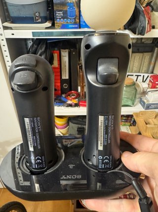 Mandos PlayStation Move con Base de Carga