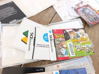 Lote Nintendo DS cajas manuales Zelda Pokemon