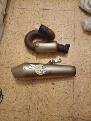 Tubo de Escape LeoVince SBK Kawasaki 650