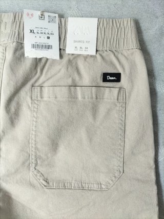 Pantalones cortos beige talla XL