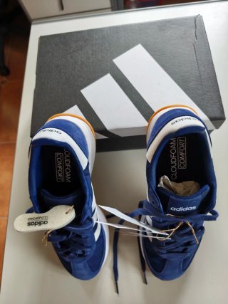 Zapatillas Adidas Cloudfoam Comfort Azul/Blanco Nu