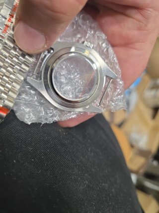 Kit Caja Reloj Datejust Bisel Estilo Acero