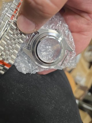 Kit Caja Reloj Datejust Bisel Estilo Acero