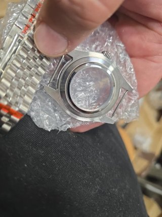 Kit Caja Reloj Datejust Bisel Estilo Acero