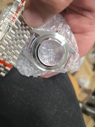 Kit Caja Reloj Datejust Bisel Estilo Acero