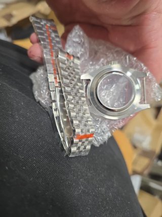 Kit Caja Reloj Datejust Bisel Estilo Acero